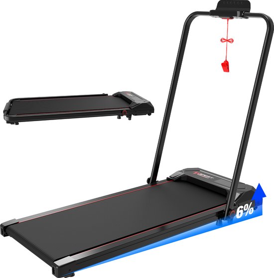 LIKESPORTING LS6 Loopband Inklapbaar 12 km/u Zwart - LIKESPORTING - €239,99