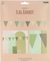 Folat - Ligne drapeau sauge sereine - 6 mètres