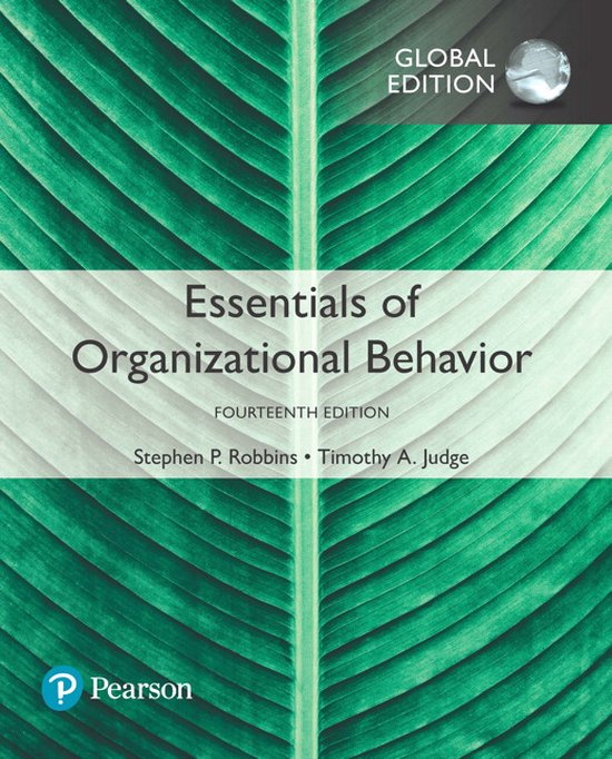 Essentials of Organizational Behavior, Global Edition - cover