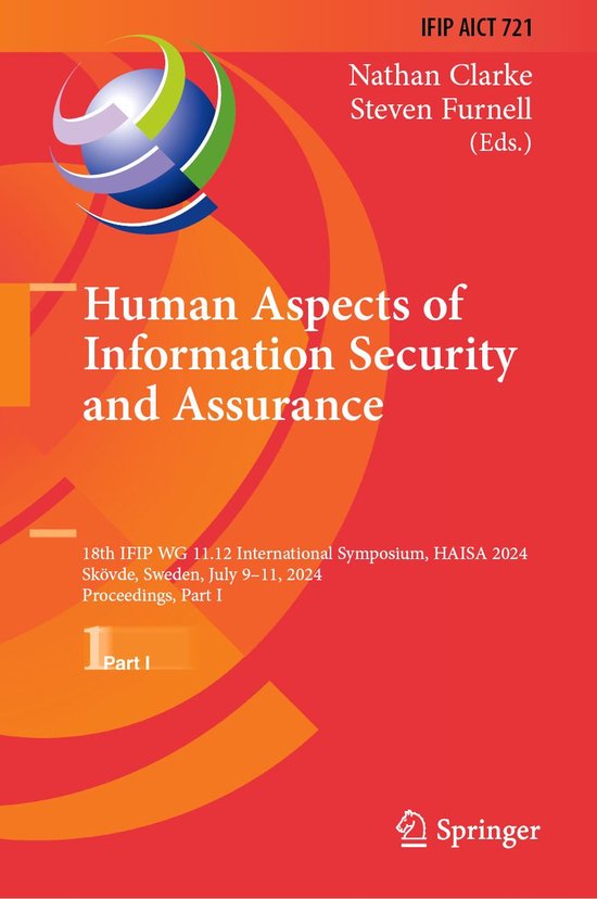 Springer Nature Proceedings Computer Science 1 - Human Aspec ... - cover