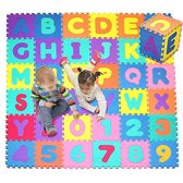 Gofun Speelmat Baby XL – 180 x 180 cm – 86-delige Puzzel – Foam – Opvouwbaar – Tegels – Speeltapijt – Multicolor