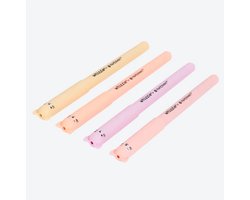 foto van Uitwisbare pennen met gum - 4 stuks- pastel