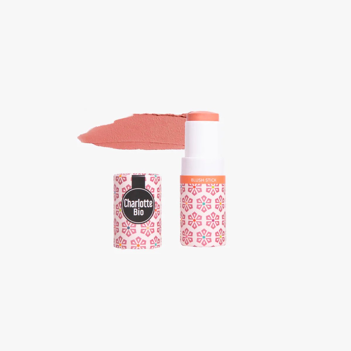 Cosmos biologische en veganistische gezicht blush - rouge balsem - Koraal - 5gr