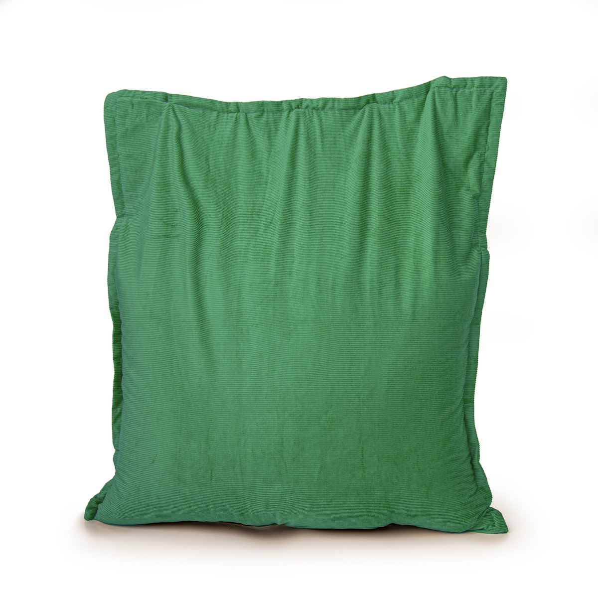 Drop & Sit - zitzak/zitkussen - trendy rib (corduroy) - groen - 100 x 150