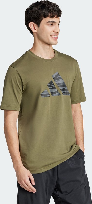 adidas Sportswear T-shirt graphique camouflage Codes - Hommes - Vert - M