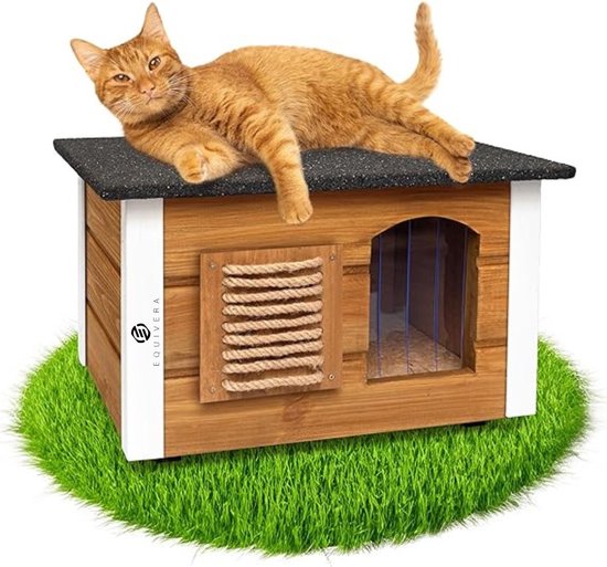 Buiten Kattenhuis Weerbestendig - Opvouwbare Ingesloten Kittengrot,Koud Buiten Kattenhuis Weerbestendig - Opvouwbare Ingesloten Kittengrot,Koud