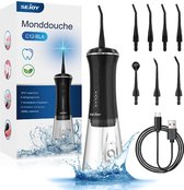 Bol.com Wildor® Waterflosser 350ML - 5 standen - Monddouche Inclusief 7 spuitmondjes - Oplaadbaar (volle accu voor 21 dagen) - D... aanbieding