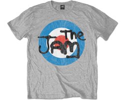 The Jam - Vintage Logo Heren T-shirt - L - Grijs