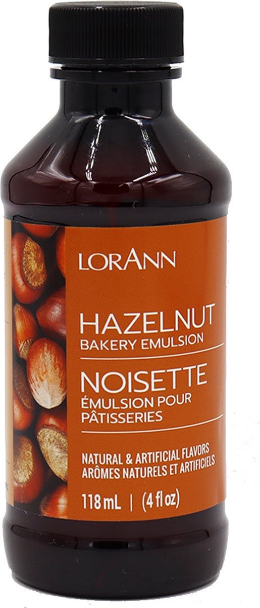 LorAnn Bakery Emulsion - Hazelnut - 118 ml - Geconcentreerde Extracten - Smaakstof - Aroma