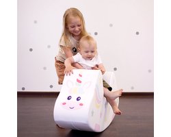 IGLU Soft Play Ride On Toy - Unicorn/Eenhoorn - Wit