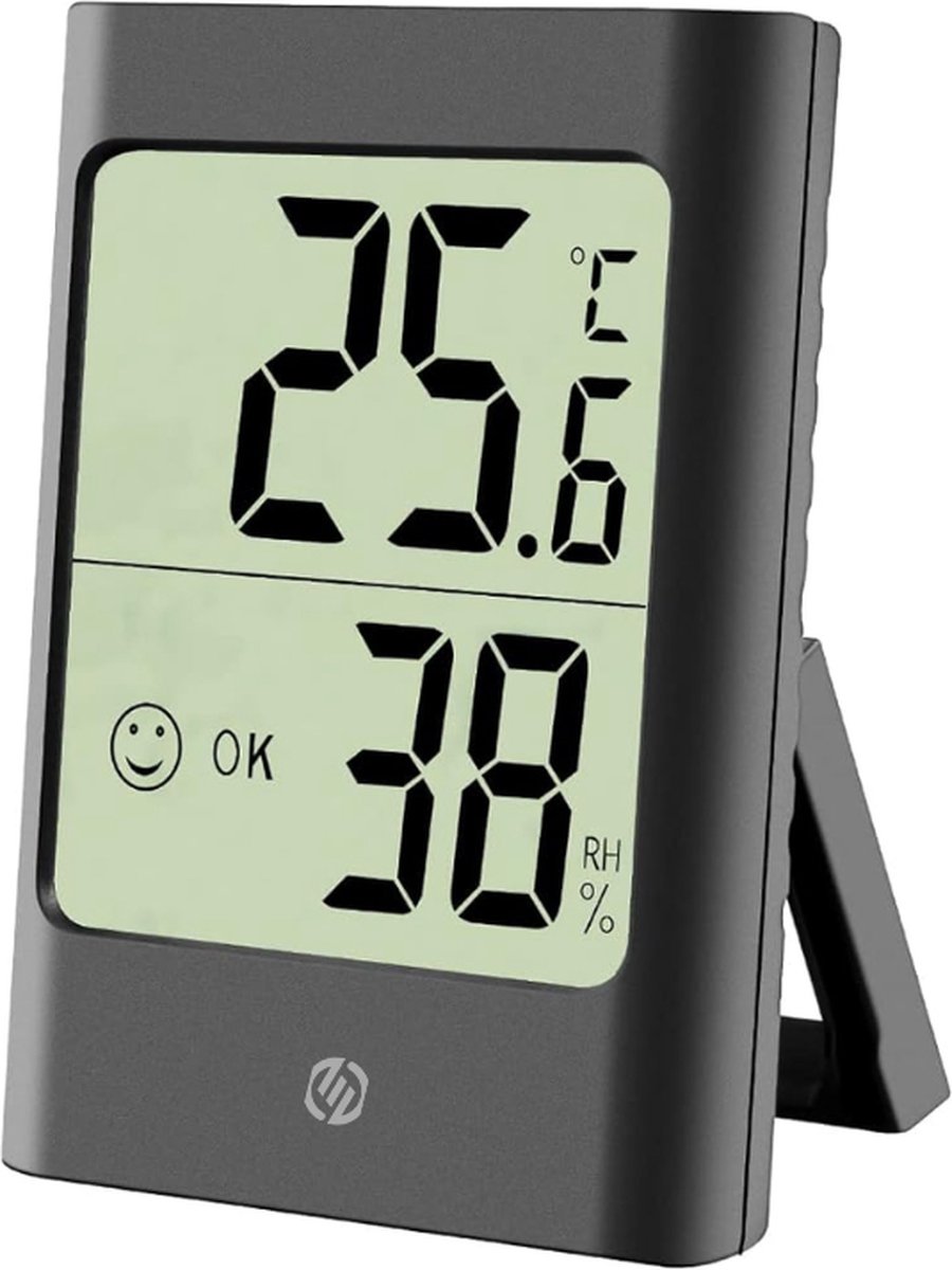 Equivera Huisthermometer - Kamerthermometer - Binnenshuis - Digitale Thermometer - Hygrometer