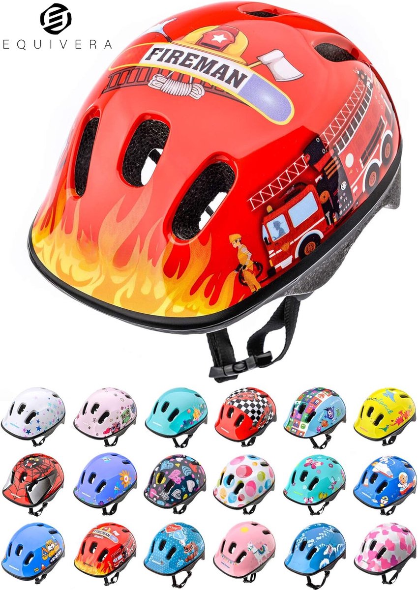 Equivera Baby Fietshelm - Baby Helm - Baby Fietshelm 8 Maanden - Kinder Fietshelm