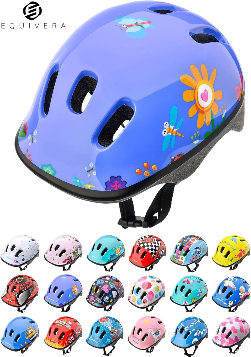 Equivera Baby Fietshelm - Baby Helm - Baby Fietshelm 8 Maanden - Kinder Fietshelm