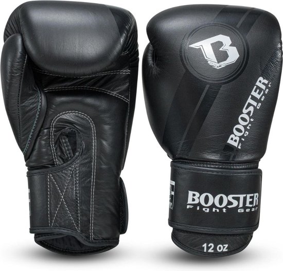 Booster Pro Range BGL V9 Bokshandschoenen - Echt Leer - zwart/blauw Booster Pro Range BGL V9 Bokshandschoenen - Echt Leer - zwart/blauw