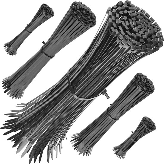 Confezione 40 Fascette Stringicavo in Nylon Nere 3,6X250MM - Store