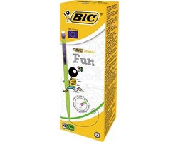 BIC: VULPOTLOOD HB 0,7MM "MATIC FUN" + GOMTOP EN 3 MINEN - GEKLEURDE CLIP