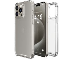 iTech Hoesje Transparant shock proof cover hoes case - geschikt voor iPhone 15 Pro Max