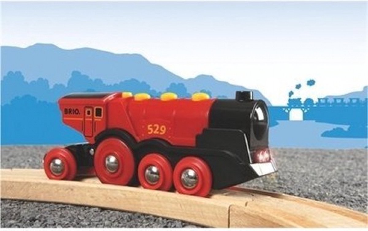 BRIO Rode locomotief op batterijen - 33592 — afbeelding 11