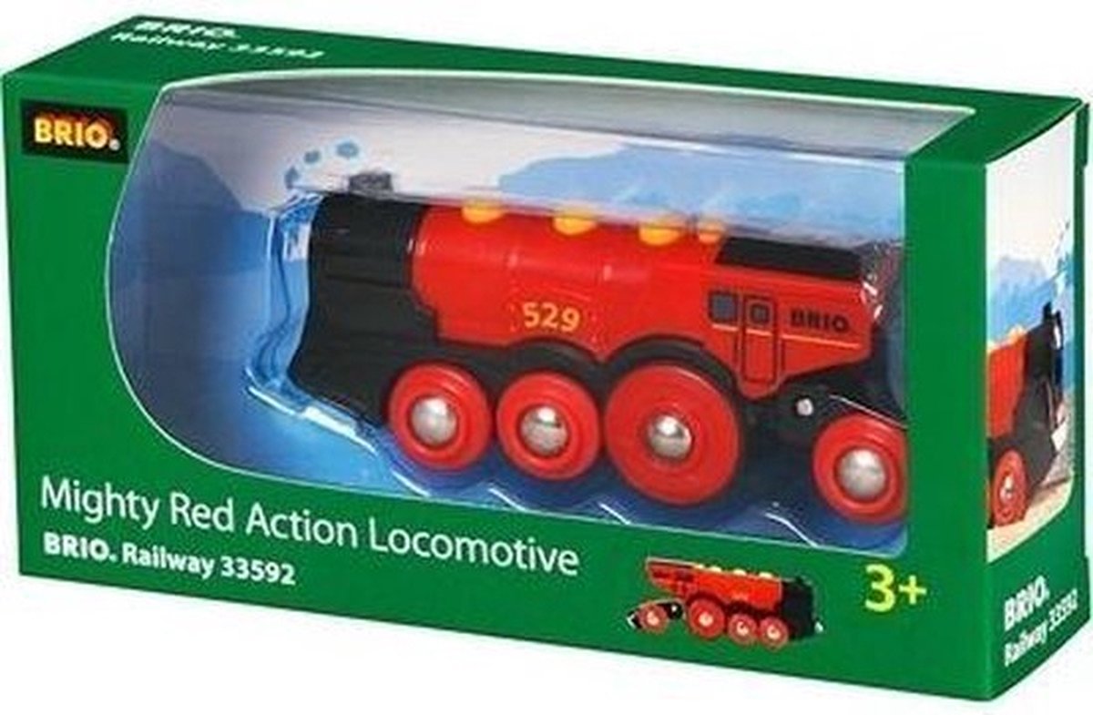 BRIO Rode locomotief op batterijen - 33592 — afbeelding 15