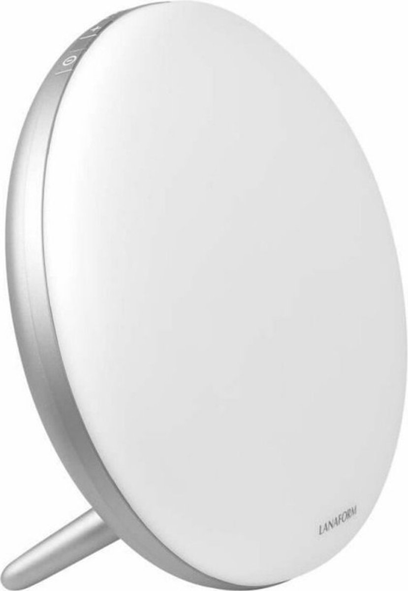 Lanaform - Lumino LED Silver - Lichttherapie Lamp - Daglichtlamp 10000 Lux - LED - UV Vrij - Sfeerverlichting - Tegen Winterdepressie