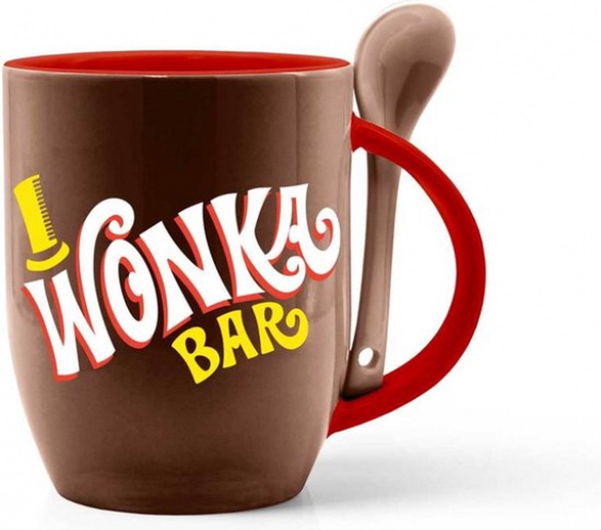 WILLY WONKA - Logo - Mug + Spoon - 350 ml