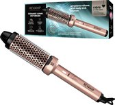 Revamp Keramische Krulborstel 40 mm - Warmteborstel - Ionentechnologie - Thermal Brush - 190 GR Lichtgewicht - Blowout Brush - 3 Meter Salonkabel - Voor krullen, golven en volume - Fohnborstel - 1400AGD - Roze