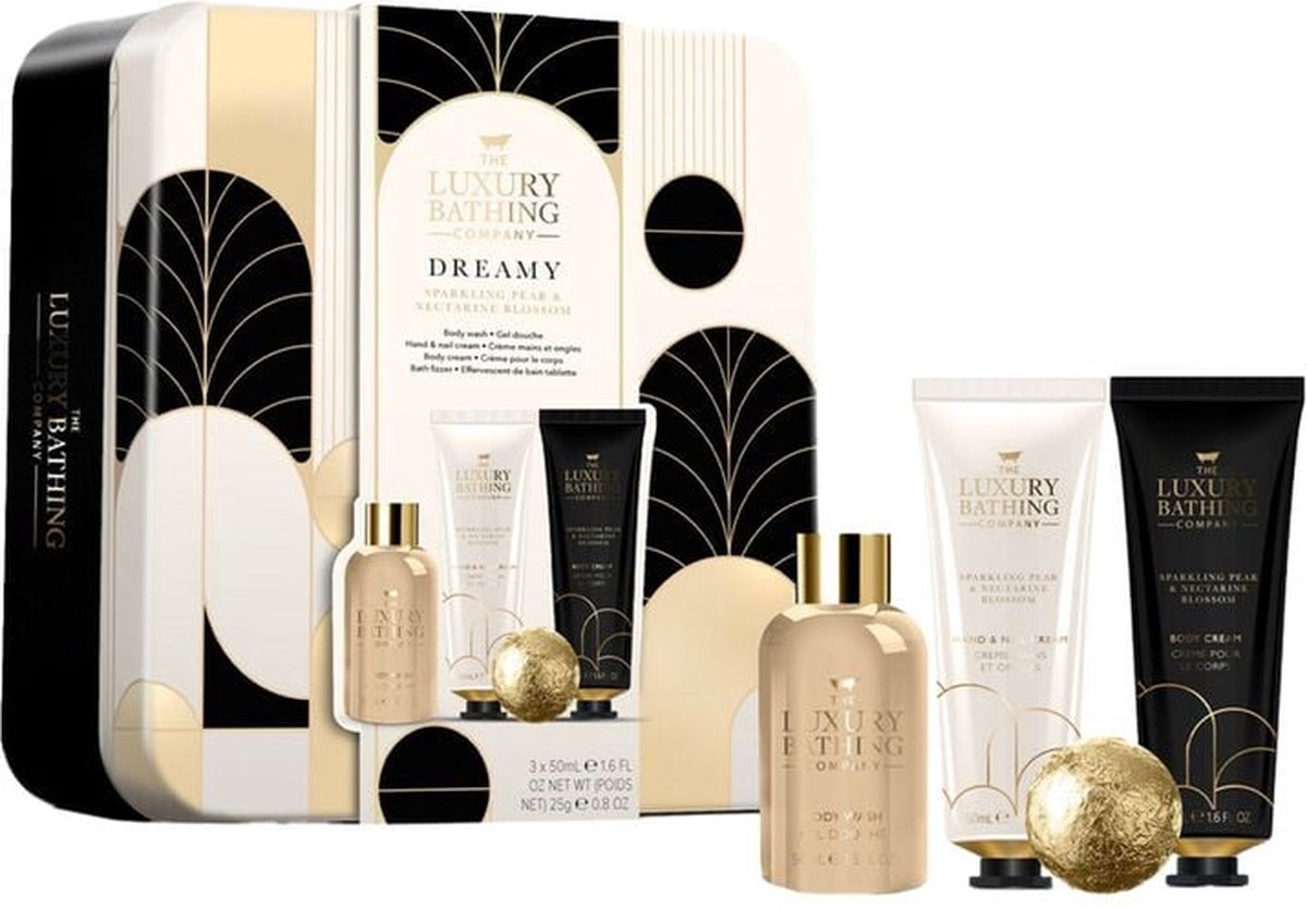 Goedkoopste Geschenkset Dromerige handcrème douchegel bodycrème badkuip, 179 g