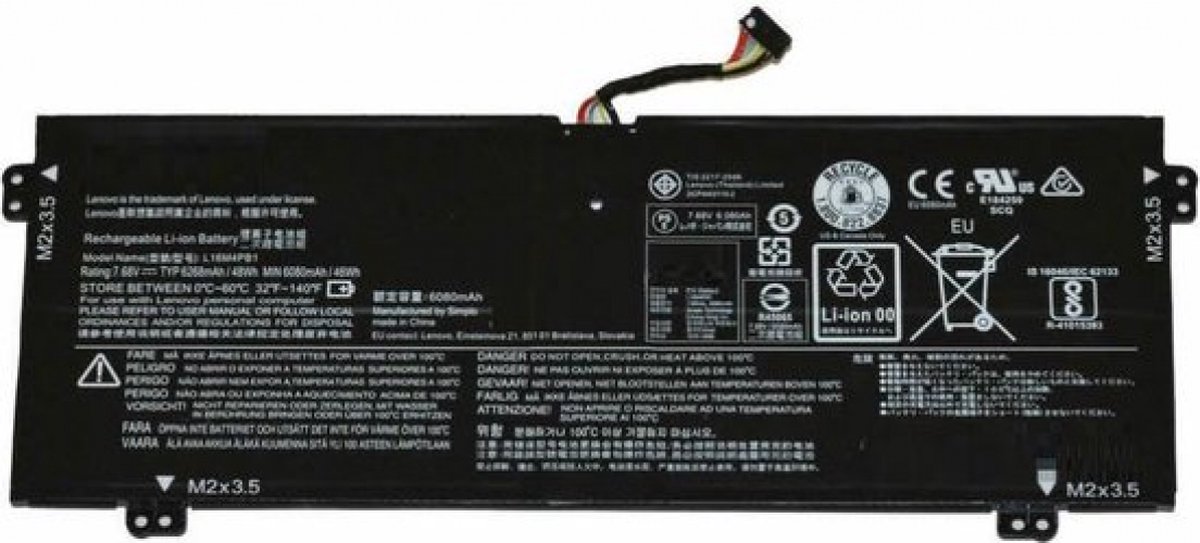 CoreParts MBXLE-BA0314 laptop reserve-onderdeel Batterij/Accu