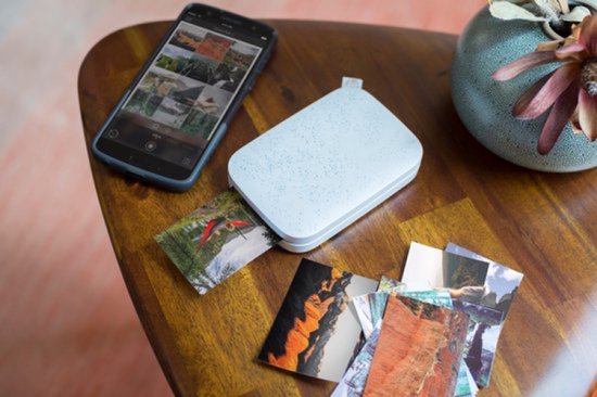 HP Sprocket New Edition - Mobiele Fotoprinter - Luna Pearl