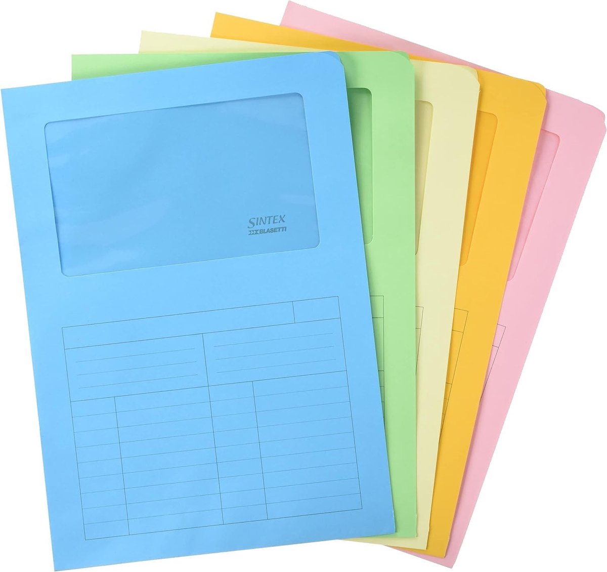 Blasetti SINTEX, A4, Papier, Meerkleurig, 297 mm, 210 mm, 20 stuk(s)