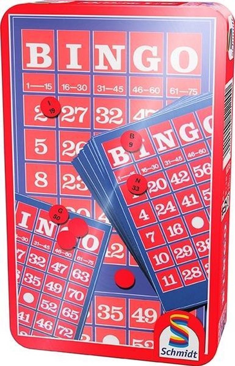 Schmidt® - Bingo - Classic Line - Gezelschapsspel - Kansspel voor familie en groepen - vanaf 6 jaar - 2+ spelers
