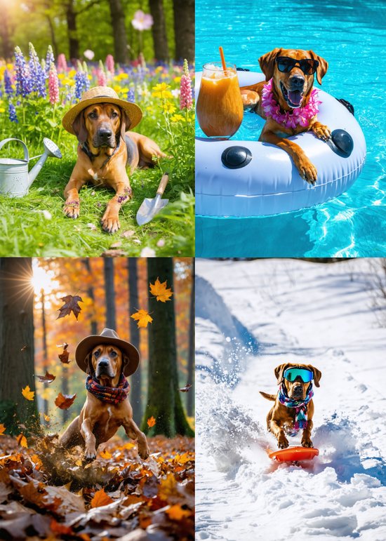 Rhodesian Ridgeback Jaarkalender 2025 Nederlandse Kalender A4