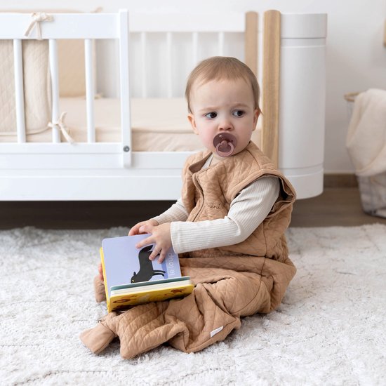 BEMINI Babyslaapzak - MAGIC BAG 12-24m - TOG 1.5 - Pady quilted jersey - Beige van BEMI — afbeelding 5