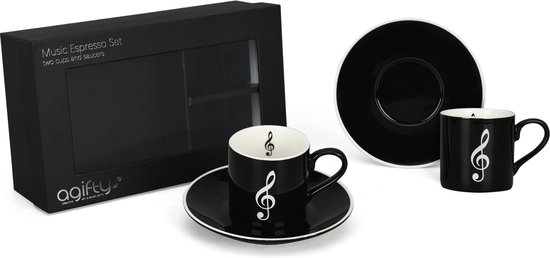 Cosumy Cappuccinotasse Cappuccino Tassen Set 6er mit Untertassen – Kaffeetassen Keramik 180ml, 6-tlg., Keramik, Mit Untertassen - Hält Lange warm - Spülmaschinenfest - 180ml