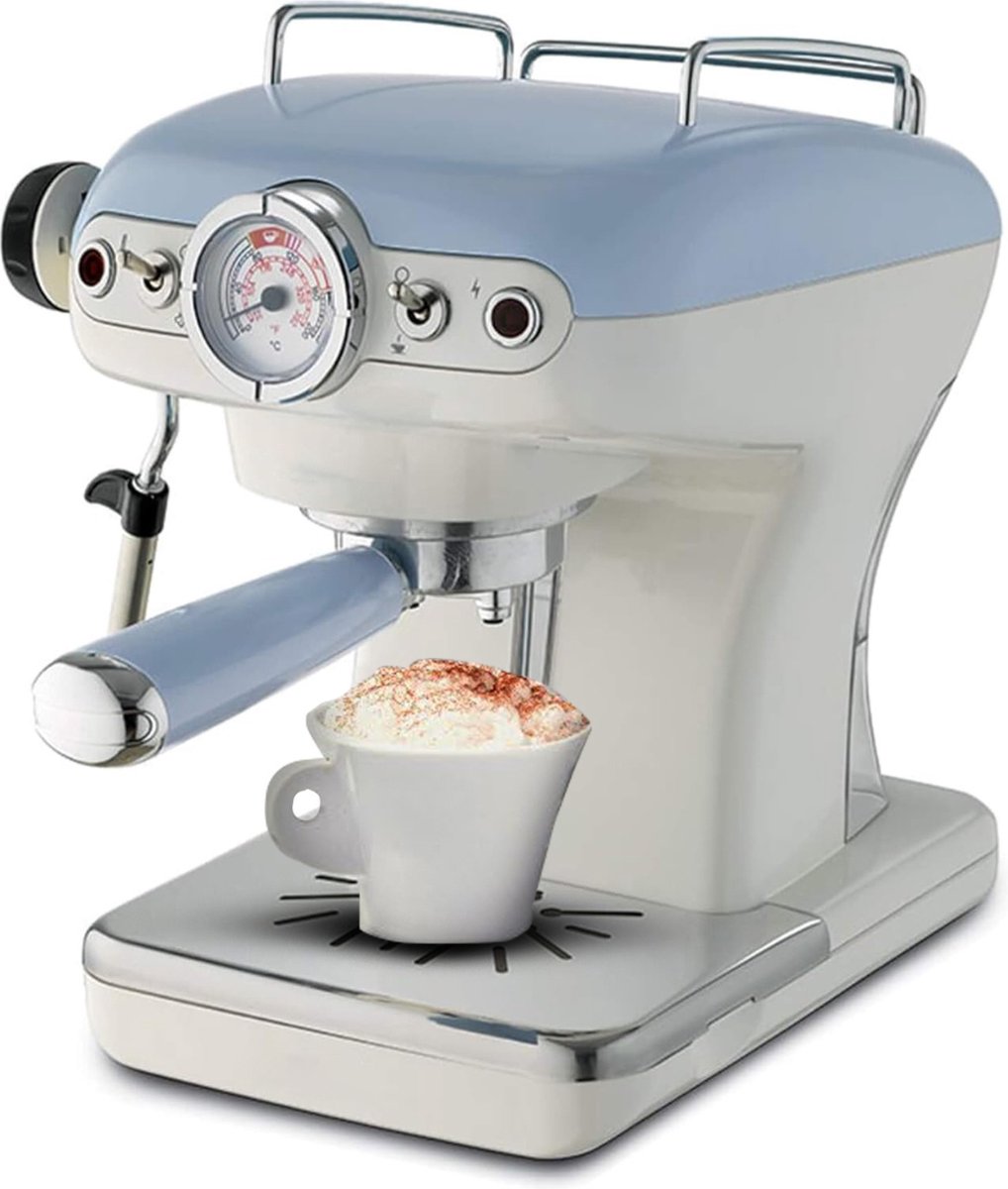 MKSS Espressomachine Koffiezetapparaat Koffiemachines Lichtblauw