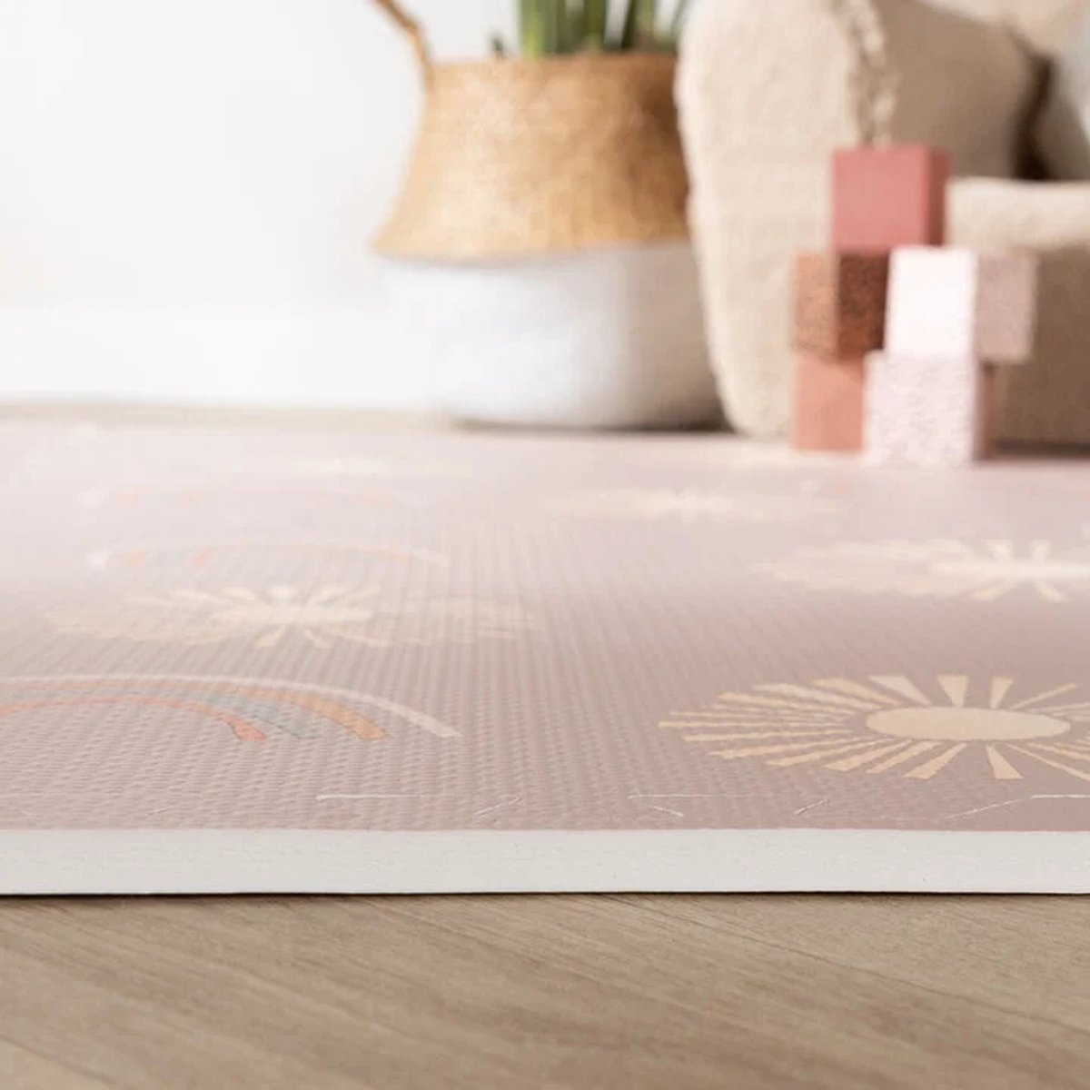 NilaFee® - Speelkleed - Speelmat - Puzzelmat - Baby - Foam - 120 x 180 cm - Uitbreidbaar - Yoga mat - Fitnessmat - Vloerbeschermer - Rainbow Pink — afbeelding 10