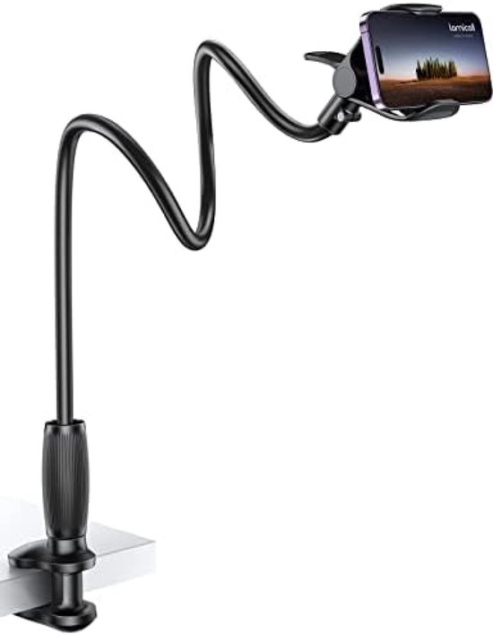 thumbnail: TQEBWUS Verstelbare Zwanenhals Telefoonhouder - Flexibele Arm Voor Bed Of Auto