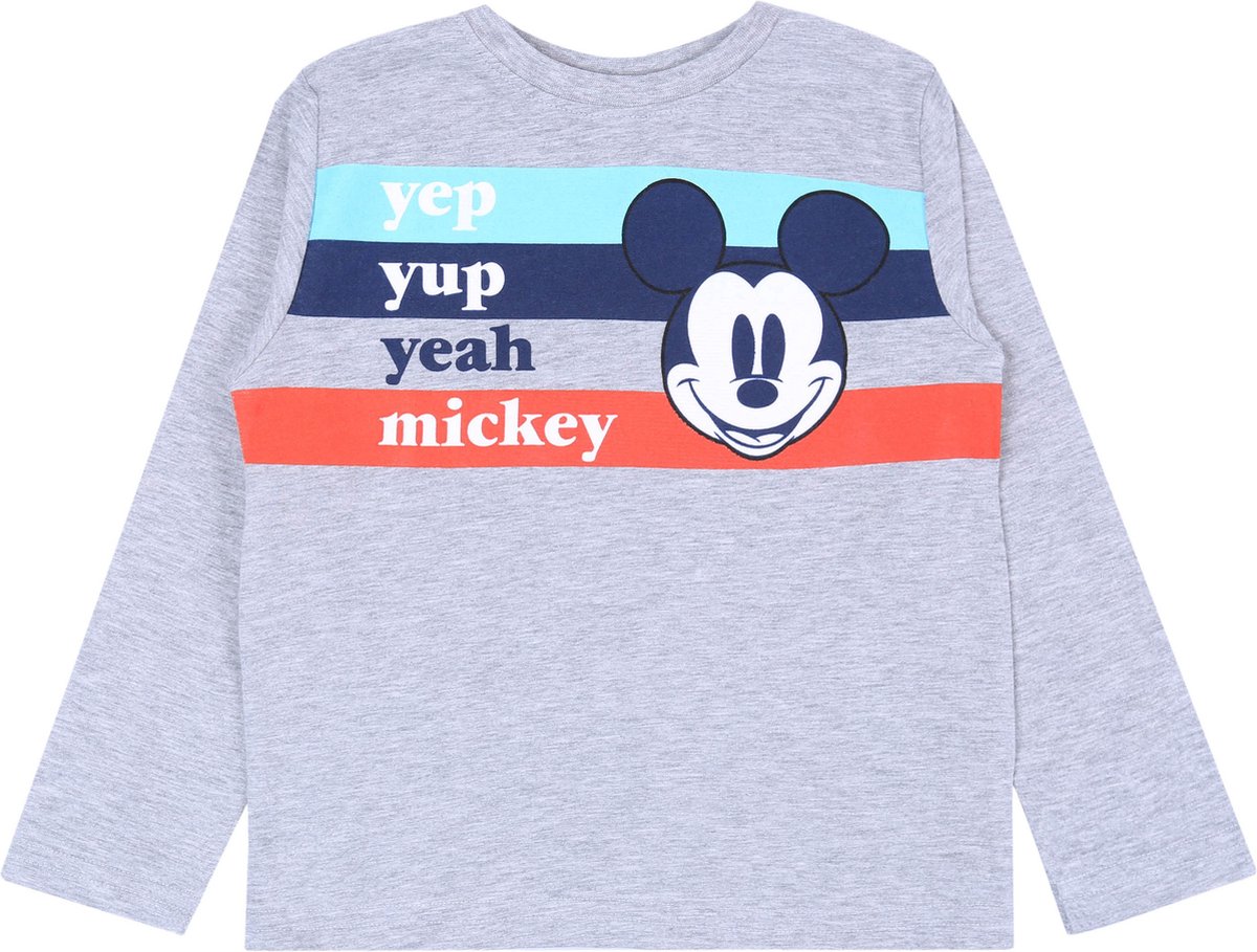 Grijze Mickey Mouse blouse DISNEY