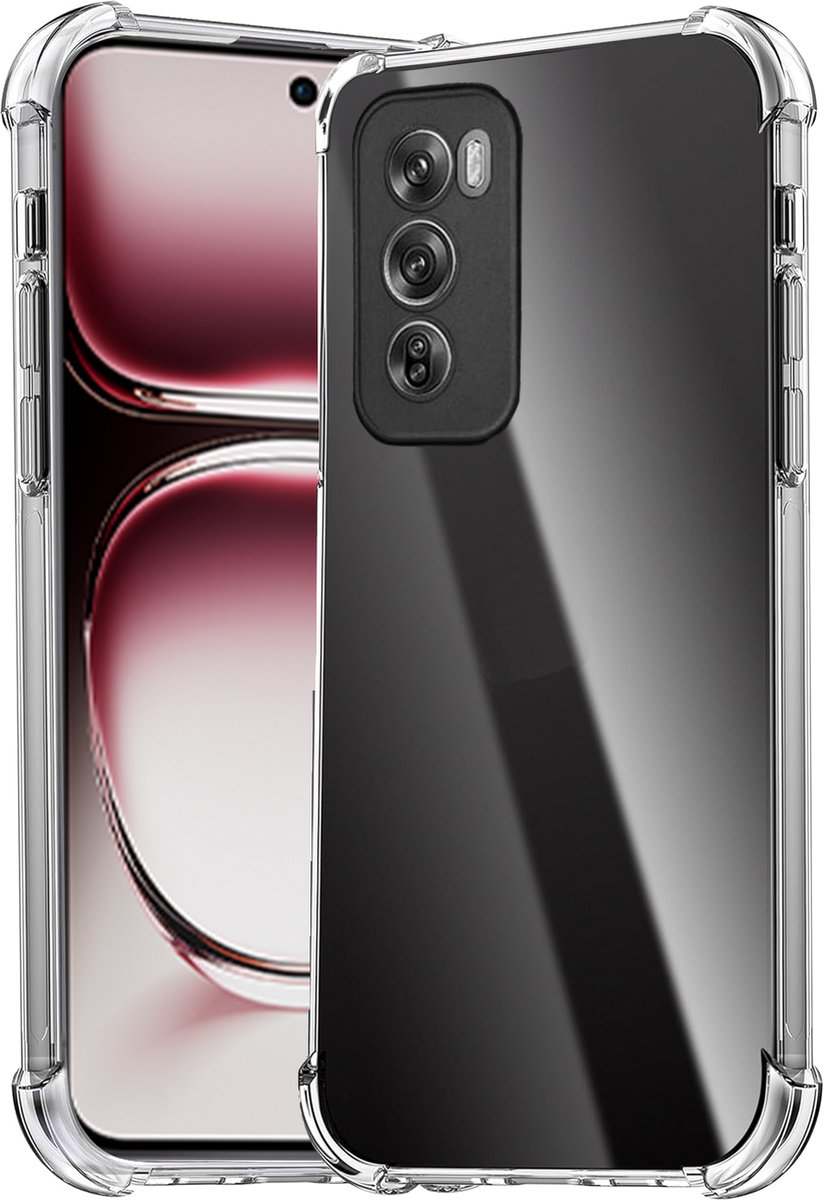 Hoesje geschikt voor Oppo Reno 12 Pro - Shockproof Transparant Back Cover Case