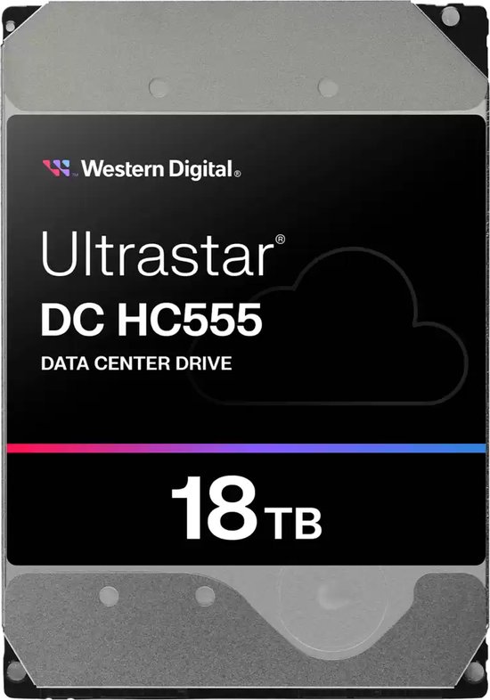 Western Digital Ultrastar DC HC555 interne harde schijf 18 TB 7200 RPM 512 MB 3.5" SAS3 — afbeelding 3