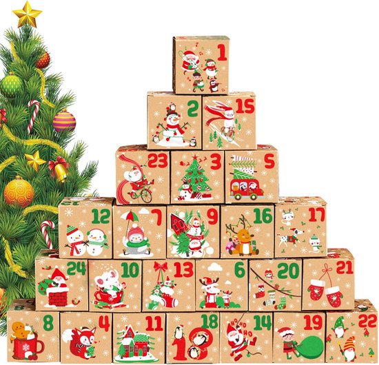 Zelf een adventskalender maken met leuke uitjes | Bye Bye Bankhangen