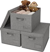 4 Stuks Opbergdozen Voor Onder Het Bed 90 Liter - Opbergdozen Met Handgrepen En Opvouwbare Opbergtassen Voor Dekbedden Kleding Beddengoed En Kussens