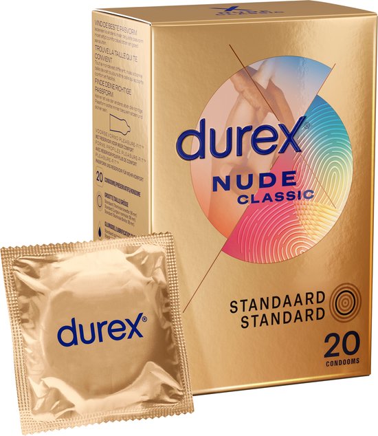 Durex Condooms Nude Huid-Op-Huid Gevoel - 20st - Ultra Dun