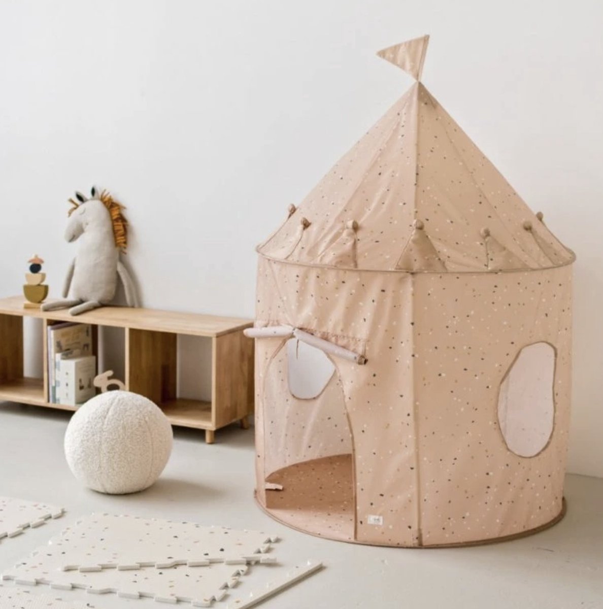NilaFee™ - Luxe Speelmat - Foam - Baby - Speelkleed - Kruipmat - 180 x 120 x 1.5 cm - Puzzelmat - Opbergtas - Classic Wit — afbeelding 3