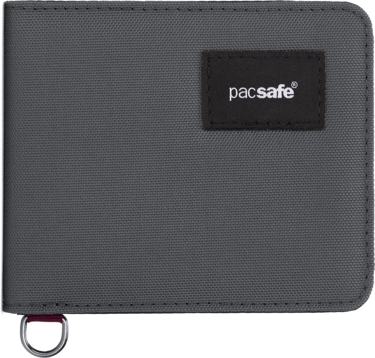 Pacsafe Bifold Portemonnee - 9 x 10.5 x 1 cm - Pasjeshouder - RFID-blokkerend - Beveiligde Portemonnee - Anti-diefstal Pasjeshouder - Gerecycled Polyester - Grijs