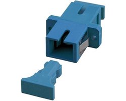 Singlemode koppeling SC-SC simplex blauw