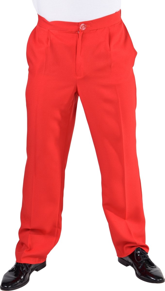 Classic broek rood - maat L