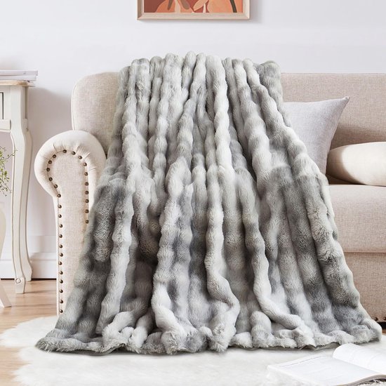 Bear & Panda Flanell-Fleece-Überwurfdecke G, große Reise-Sofa-Bettdecke, superweiche, Flauschige, warme Überwürfe, Mikrofaser-Decke, Dunkelgrau, 152 x 203 cm Bear & Panda Flanell-Fleece-Überwurfdecke G, große Reise-Sofa-Bettdecke, superweiche, Flauschige, warme Überwürfe, Mikrofaser-Decke, Dunkelgrau, 152 x 203 cm