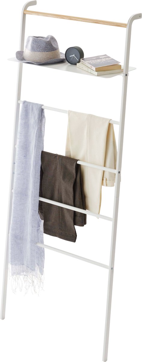 Yamazaki Ladderrek met Plank - Tower - Wit