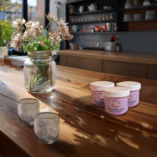 Ätzpaste für Glas, 100 g Glas Ätzpaste DIY-Kunsthandwerksbedarf, um